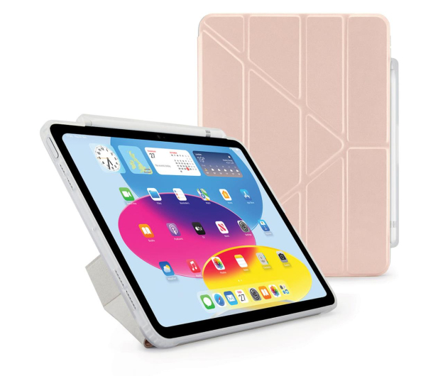 Pipetto Origami No3 Pencil Case do iPad 10.9 (2022) metallic pink - 1276992 - zdjęcie